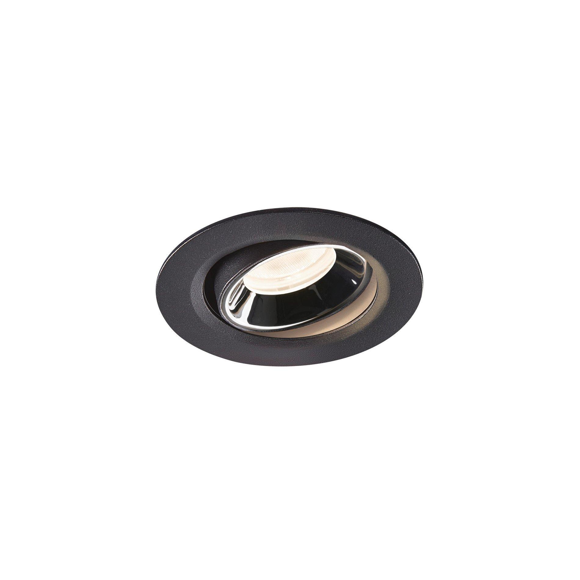 NUMINOS MOVE XS DL s/c 4000K 40°, NUMINOS® MOVE XS, Deckeneinbauleuchte schwarz / chrom 4000 K 40°