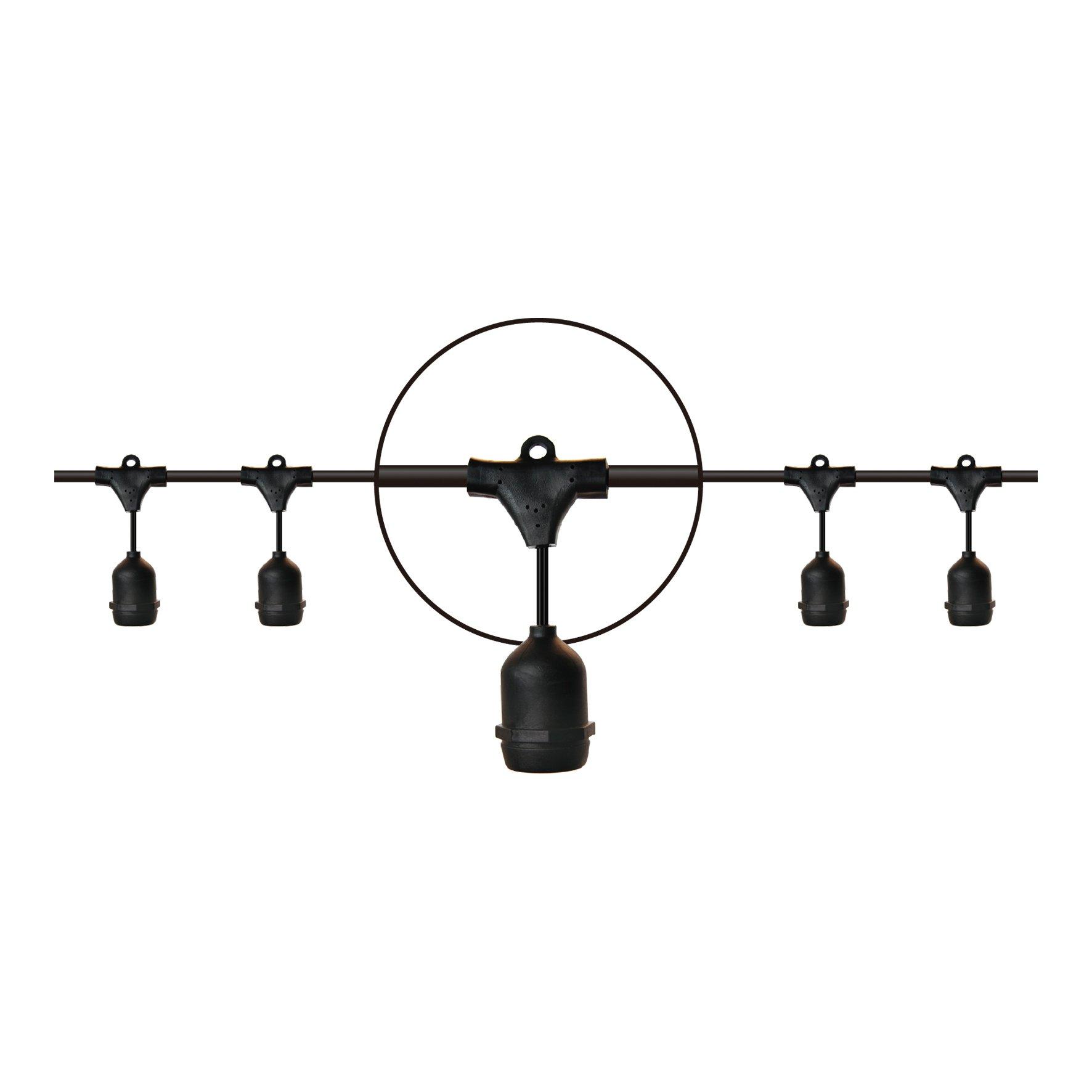 143417, Lichterkette Pendel 15M 15x E27 IP44