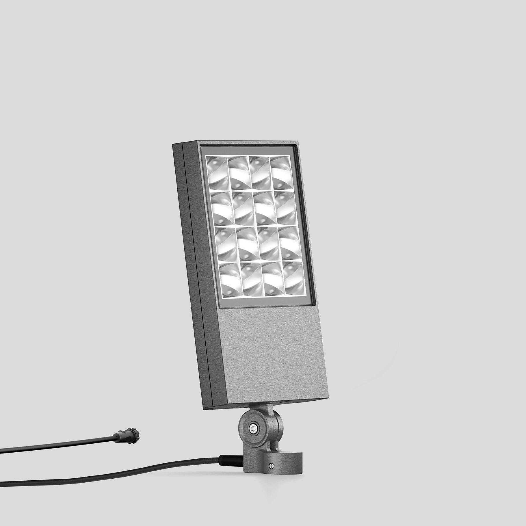 84854AK3, Leistungsscheinwerfer, BEGA UniLink®, Silber, 3000 K