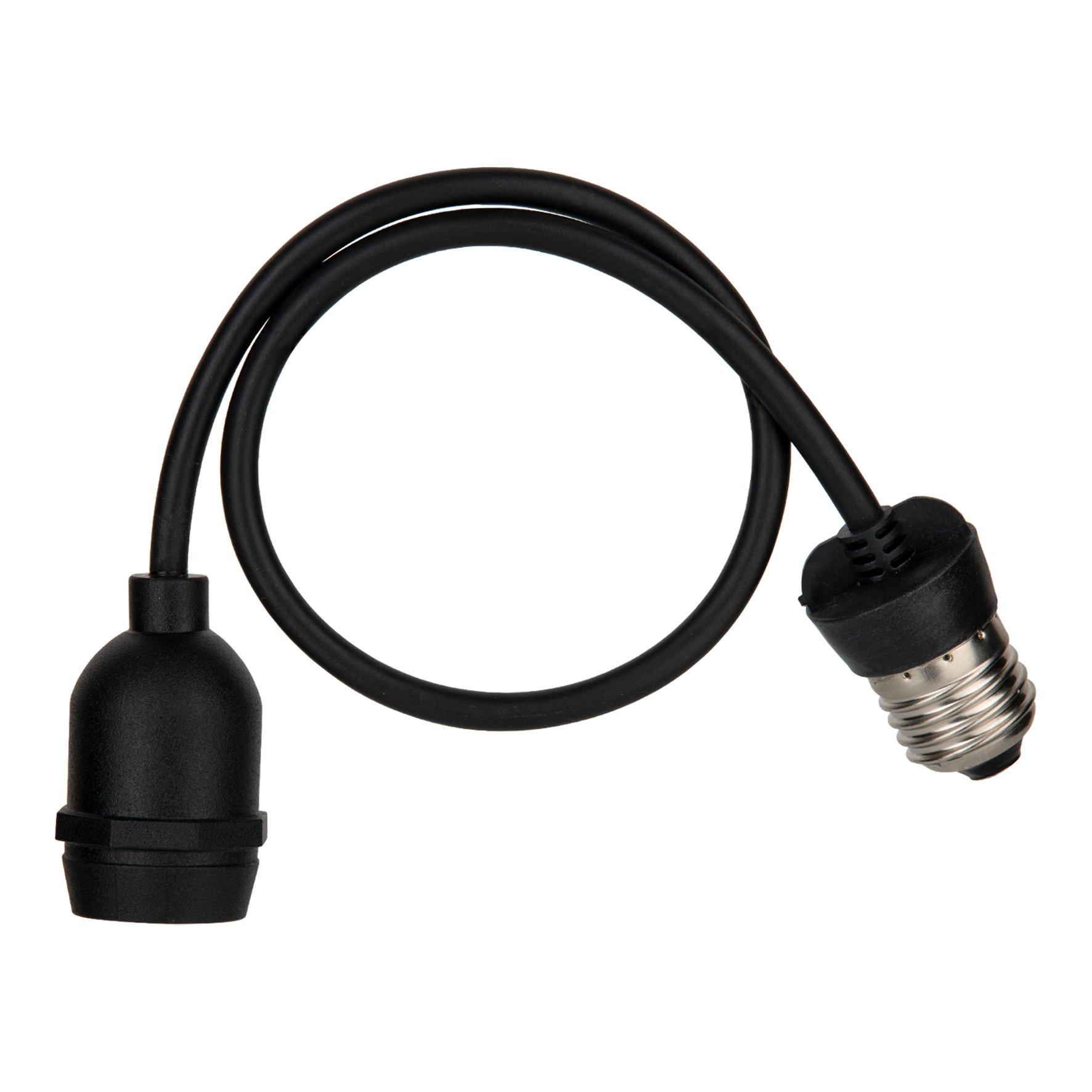 144984, Lichterkette Fassung Verlängerung 50cm E27 IP44