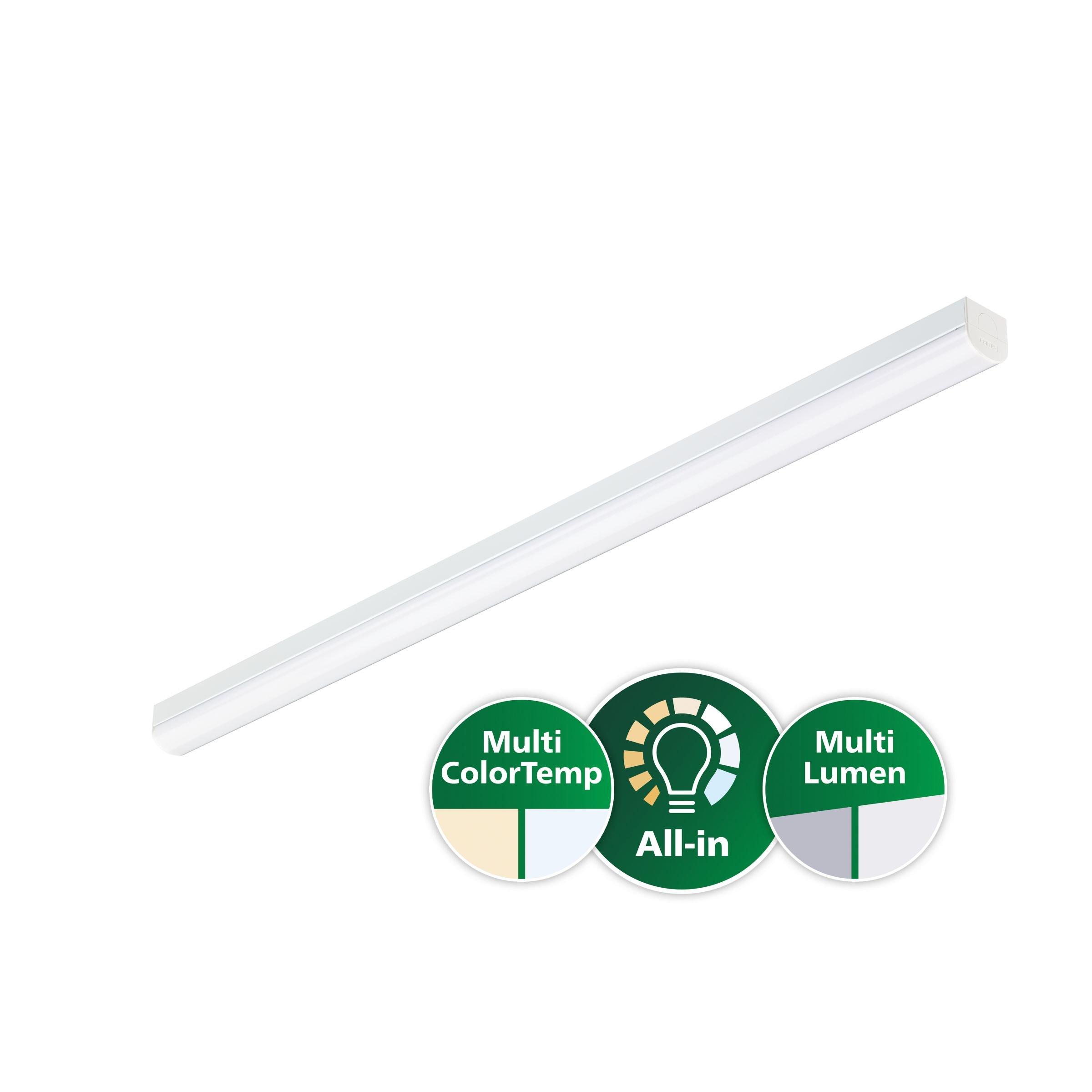 BN126C LED35S_52S/830_40 PSU L1500, CoreLine Lichtleiste, BATTEN, All-in, 37 W, 25 W, L1500, 3500 lm, 5200 lm, 3000 K, 4000 K, Opal, IP20/40, EL-ready