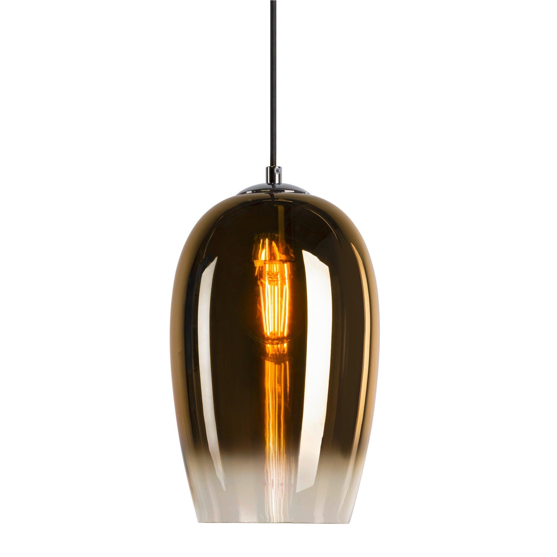 PANTILO OVAL PD E27 gold, PANTILO OVAL PD, E27 Pendelleuchte, gold