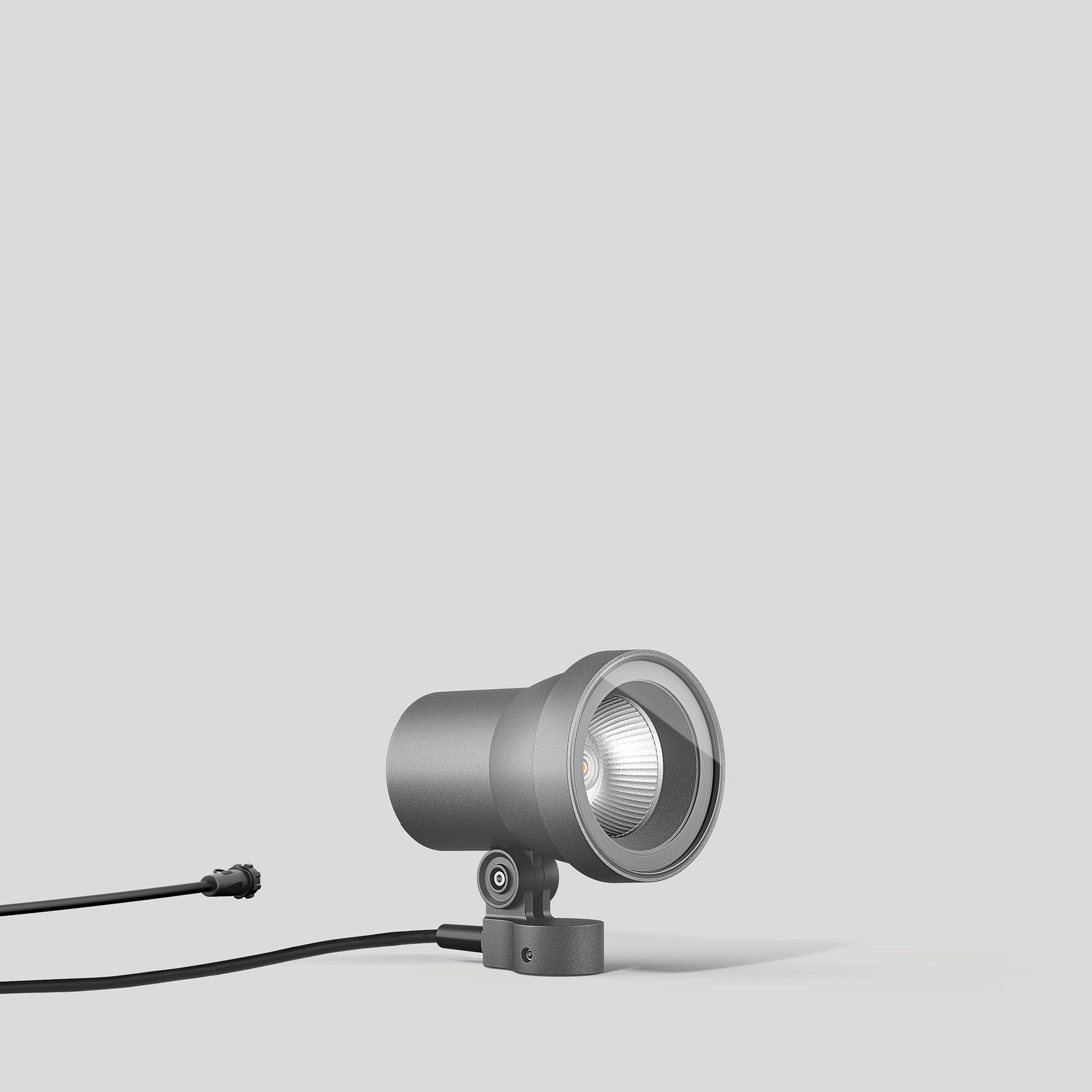 85019AK3, Kompaktscheinwerfer, BEGA UniLink®, Silber, 3000 K