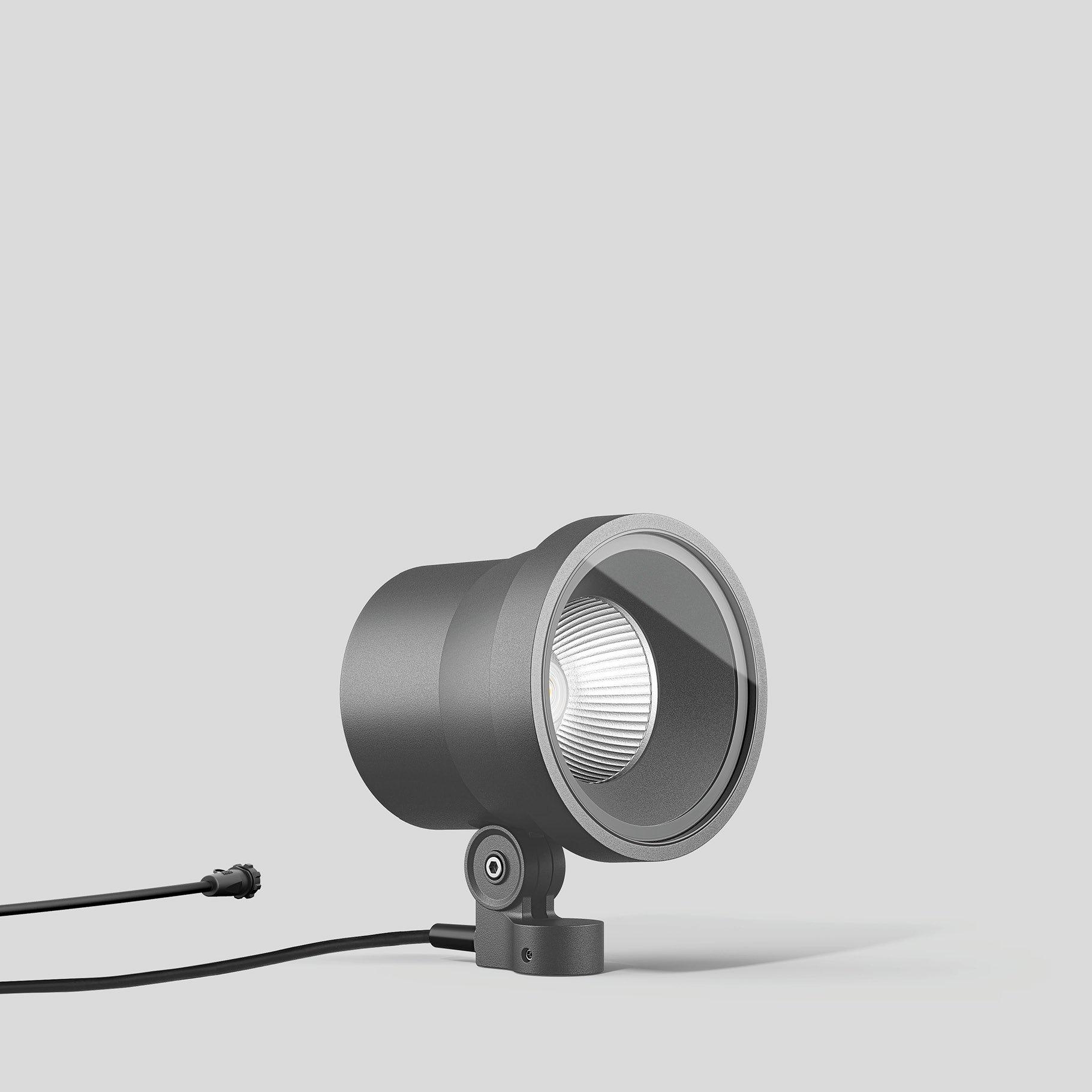 85021AK3, Kompaktscheinwerfer, BEGA UniLink®, Silber, 3000 K