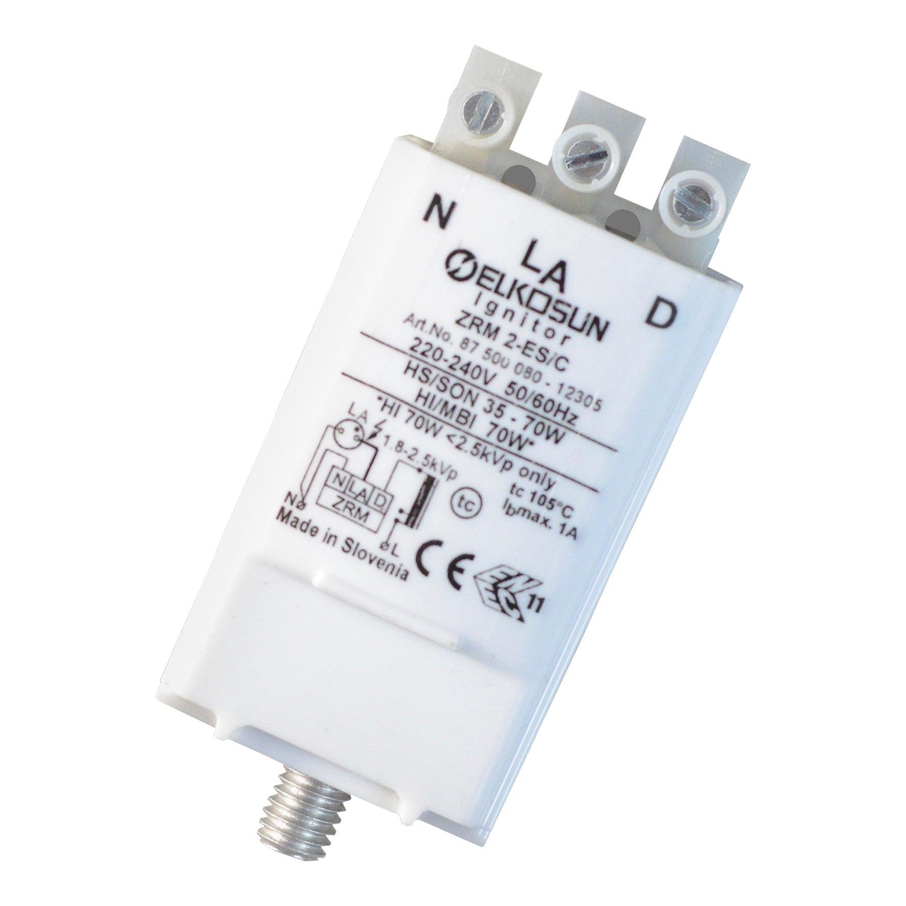 143778, Zünder ZRM 2-ES/C für HS 35-70W oder HI 70W