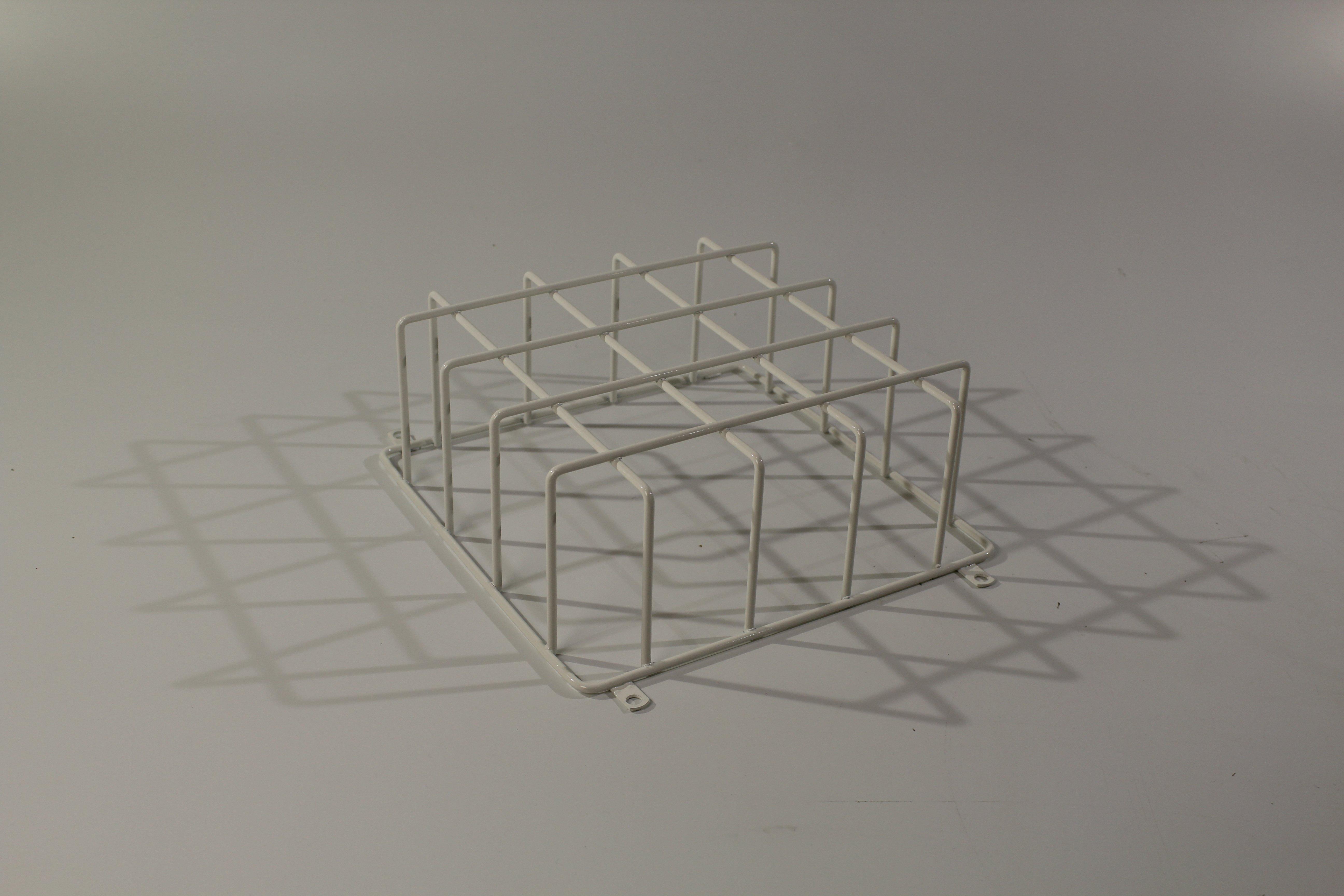 BALL3, Ballschutzkorb 200x200x80mm inkl. Laschen,RAL9011
