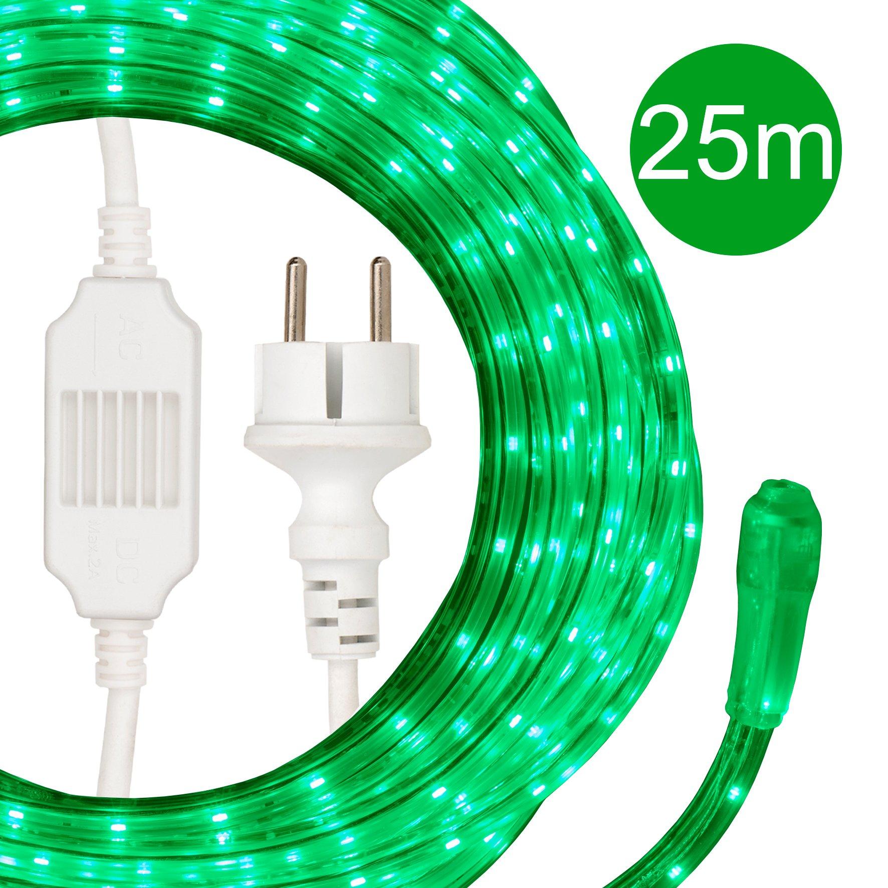 NALLB25MG.01, Arbeitsleuchte Lichtschlauch, 25m, 170lm/m, Lichtfarbe: Grün