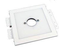 15-15-SLED3FLATVA16W, diffuse Hintergrundbeleuchtung,weiß, 150x150mm, Durchbruch 75mm mittig