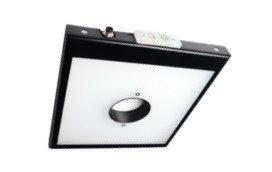 48-48-SLED-2-VA19W-0, diffuse Hintergrundbeleuchtung,weiß, 480x480mm, Durchbruch 60mm mittig