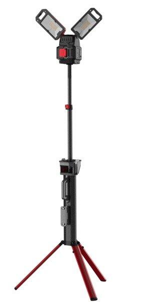 BIZ 625062, LED-Stehlampe mit Doppelkopf 5.000 lm Multi-Batterie für 18-V-Elektrowerkzeuge