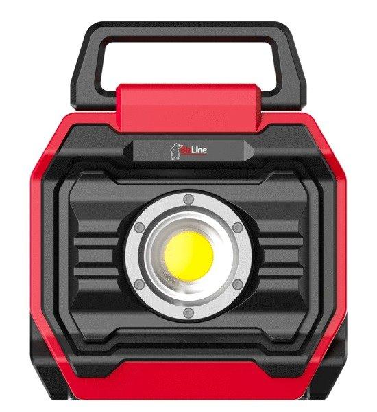 BIZ 625061, LED-Scheinwerfer mit 50 Watt und 5.000 lm für 18-Volt-Batterien von Elektrowerkzeugen