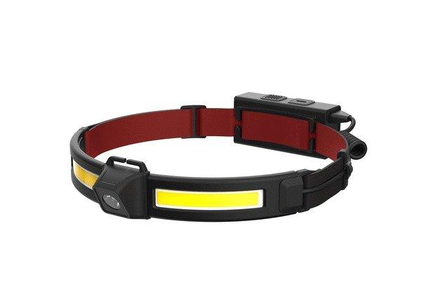 BIZ 625063, Ultradünne Weitwinkel-LED-Stirnlampe mit wiederaufladbarer Batterie