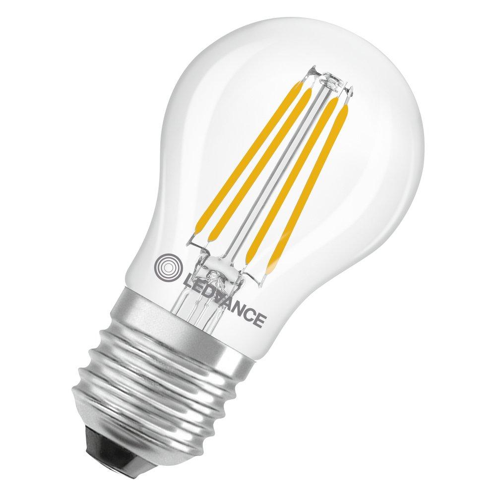 LED Classic P 40 Filament DIM P 3.4W 827 Clear E27, Dimmbare LED-Lampen, klassische Miniballform