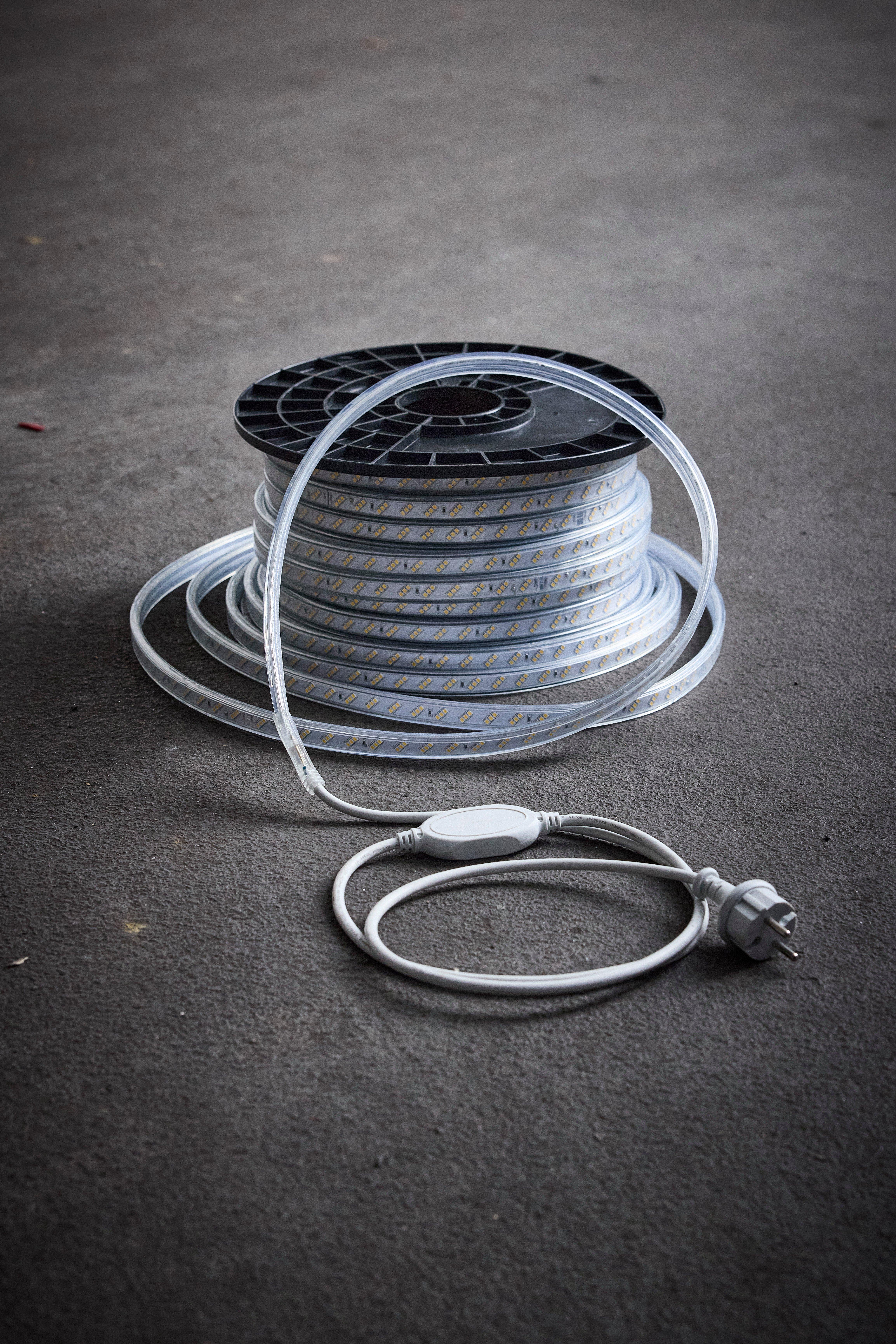 BIZ 625064, 3 LED-Ribbon 50 m 1100 lm 230 V IP44/65 mit Anschluss + 2 Treibersätze
