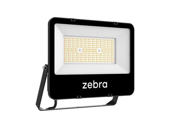 ZEB FLD018, Schwarzer LED-Scheinwerfer 75/100/120 W 3000–6500 K IP65 IK07 EIN/AUS