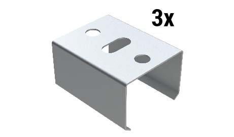 20.330 luxKIT Montageklammern, luxKIT clip K20 - 3x