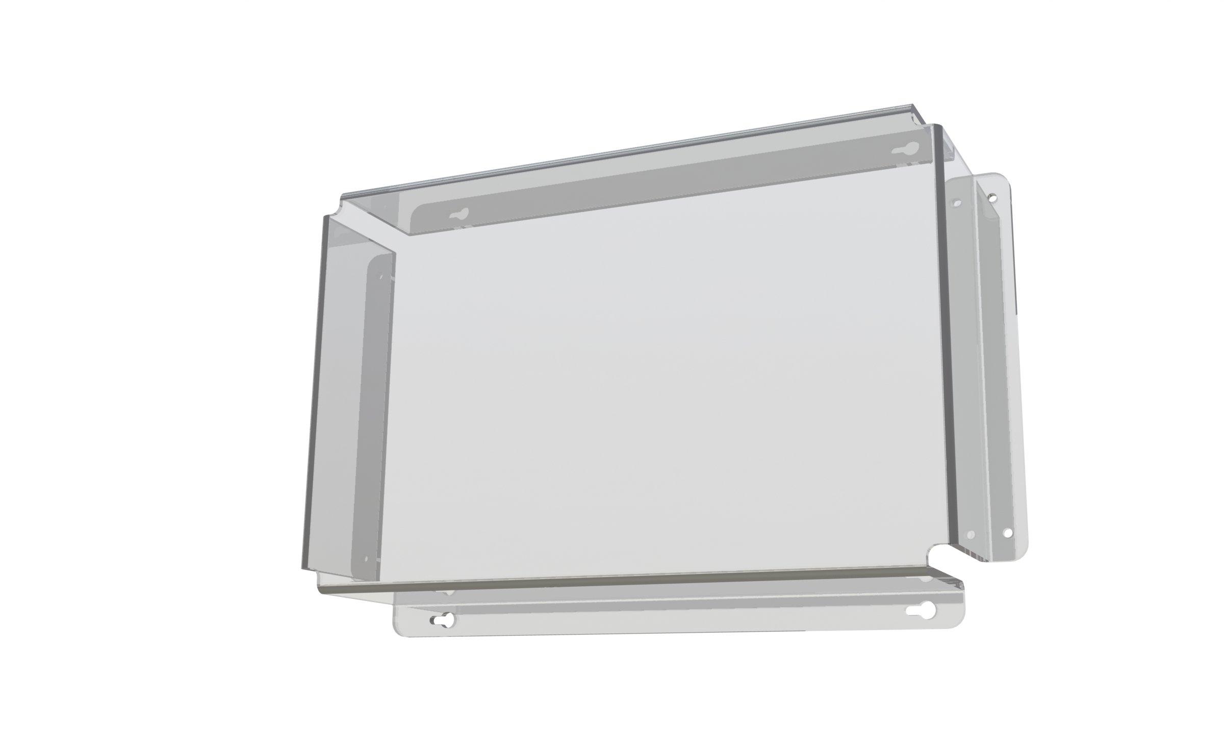 BALLPLX-AX.01, Ballschutzhaube inkl. Laschen, Plexiglas klar fürAXW, KCW, PMMA