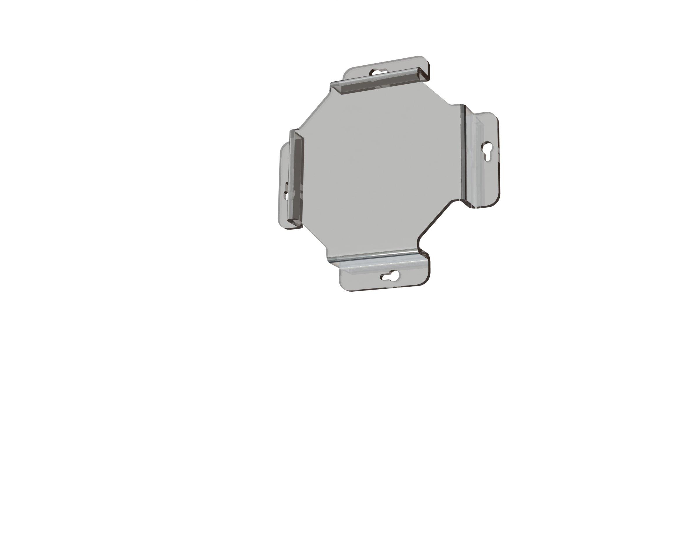BALLPLX-ILE.01, Ballschutzhaube inkl. Laschen, Plexiglas klar für ILE, PMMA