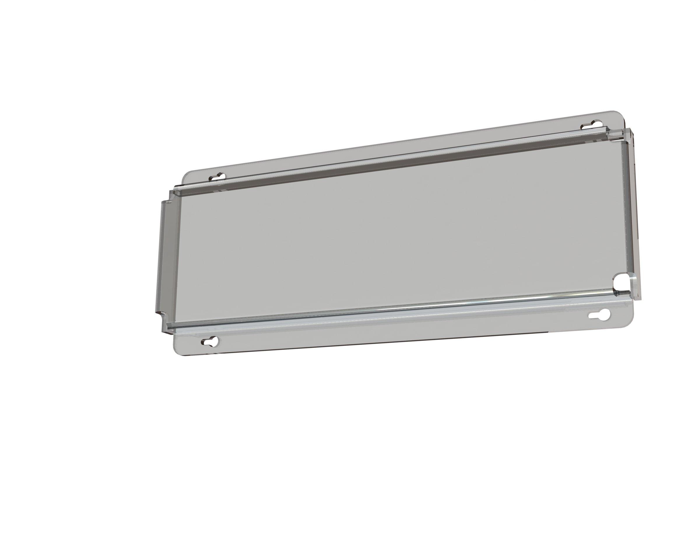 BALLPLX-KBE.01, Ballschutzhaube inkl. Laschen, Plexiglas klar für KBU Einbau, PMMA