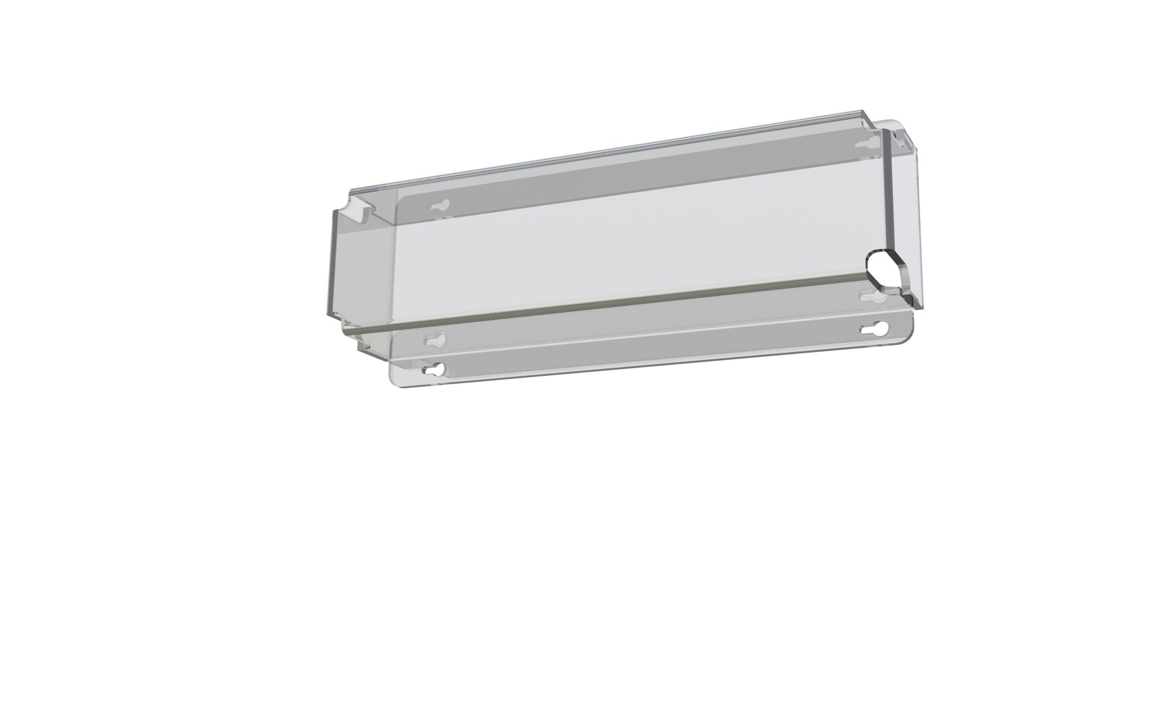BALLPLX-KBU.01, Ballschutzhaube inkl. Laschen, Plexiglas klar für KB ohne Scheibe, PMMA