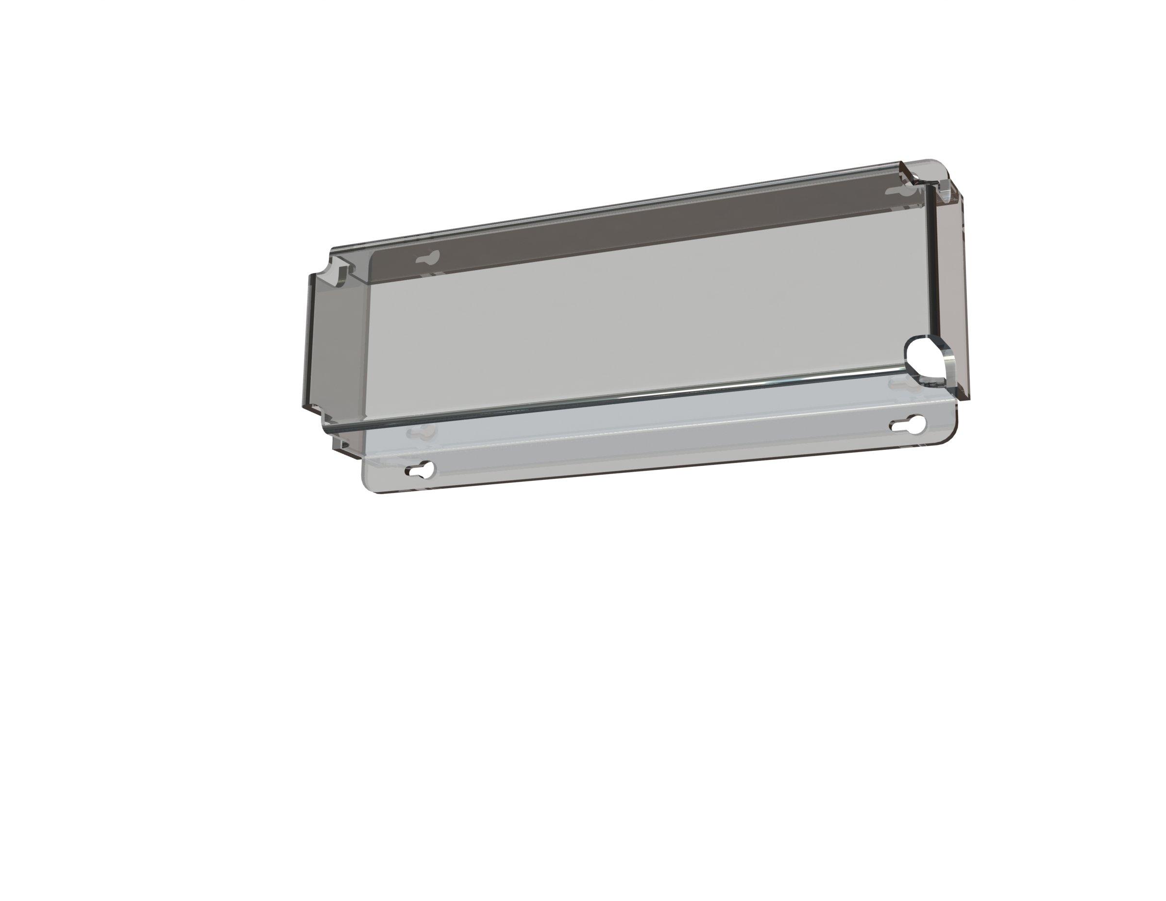 BALLPLX-KMB.01, Ballschutzhaube inkl. Laschen, Plexiglas klar für KMB, PMMA