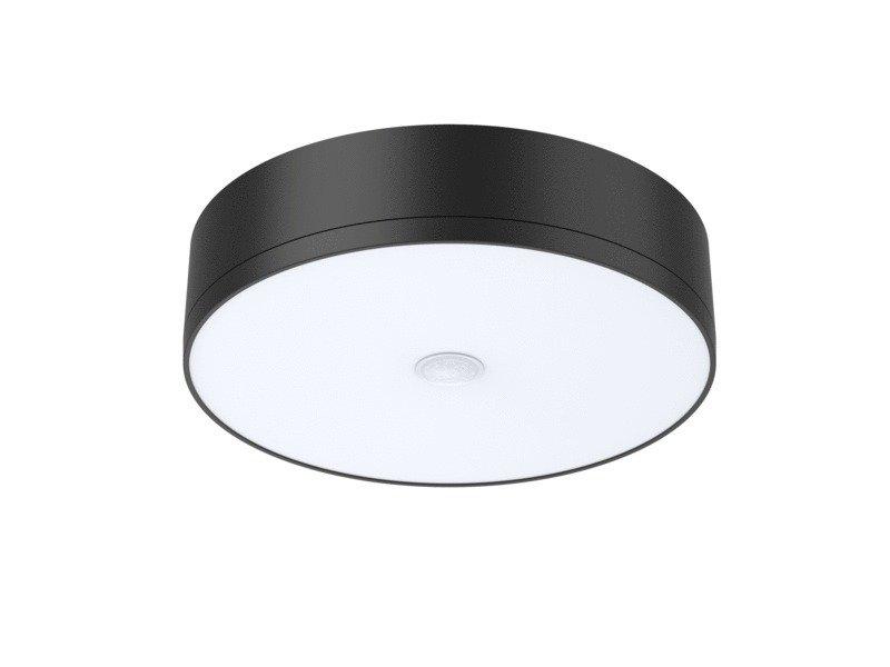 Weiße LED-Deckenleuchte, 220 mm, PIR, Schwarze LED-Deckenleuchte, 16/20 W, 3000/4000/5700 K, 220 mm, Infrarotsensor