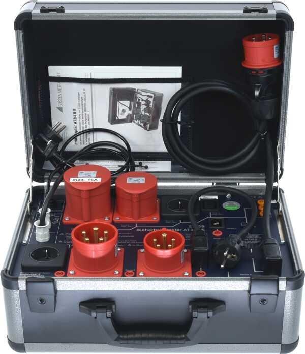 AT3-III-E, Adapter für aktive und passive Prüfung von Drehstromgeräten 16/32 A (max. 20 A) und Verlängerungsleitungen