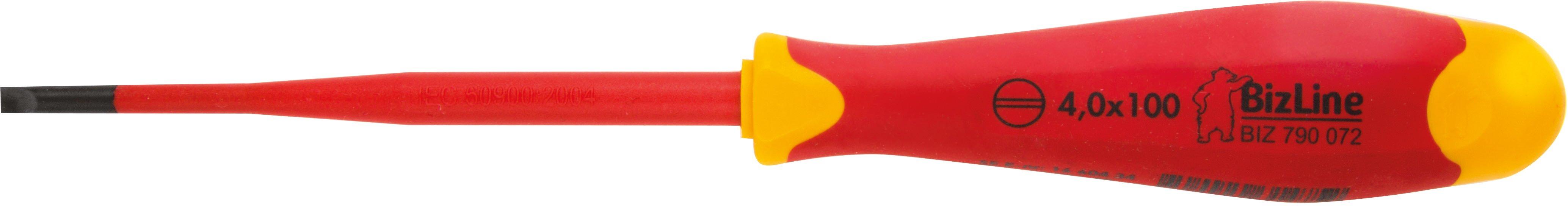 BIZ 790072, Schlitz-Schraubendreher i-SLIM 1000V isoliert 4 x 100 mm Premium