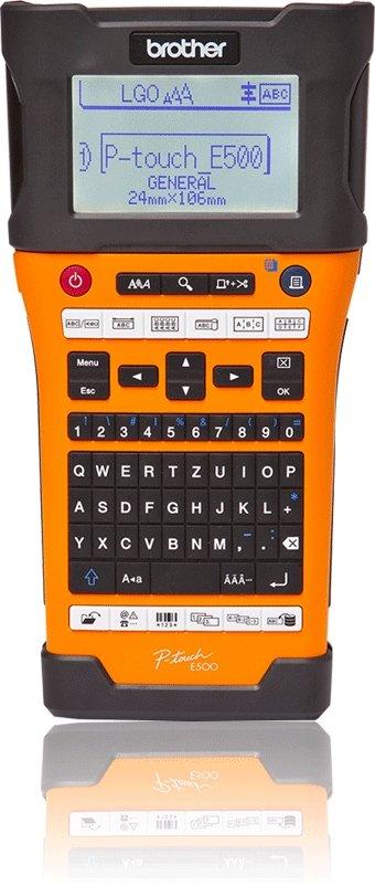 PTE500VPG1, Beschriftungsgerät, P-touch E500VP, Handgerät, für: TZe-/HSe-Bänder