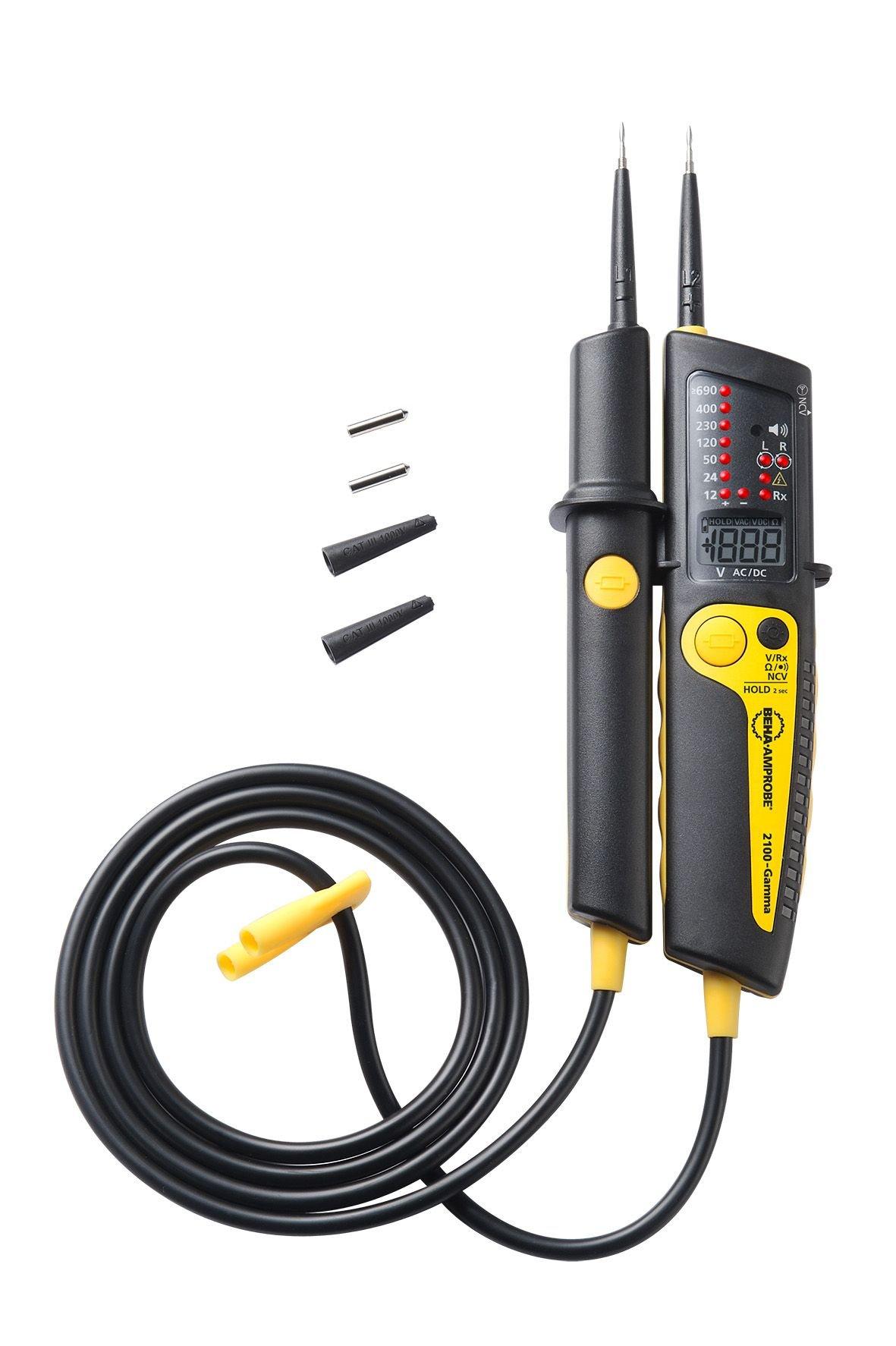 2100-GAMMA, 2100-GAMMA Spannungs/ Durchgangsprüfer,Drehfeldanzeige/LED-LCD,1000 V