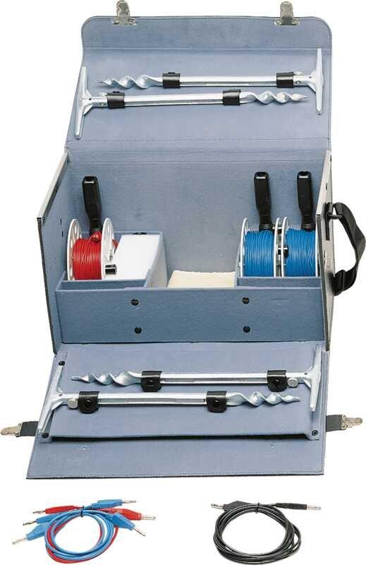 E-Set 5, Erdungsmessset in Tragtasche mit Raum für das Geohm C