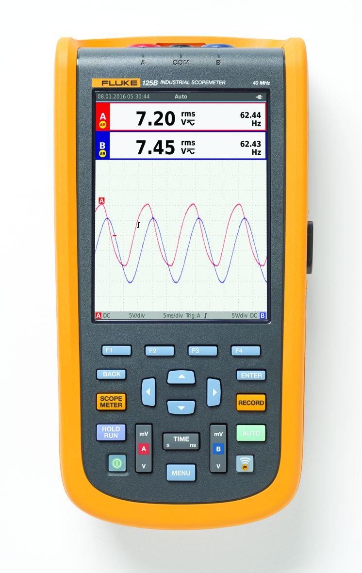 FLUKE-125B/EU, Industrie ScopeMeter 40MHZ, EU