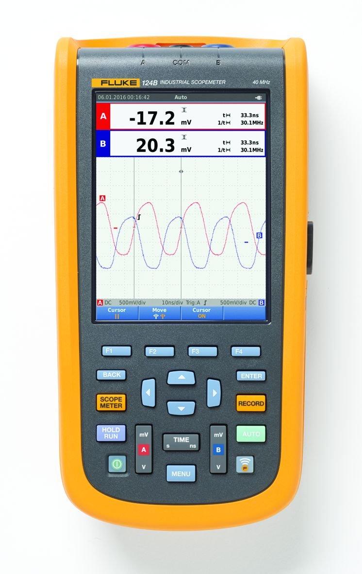 FLUKE-124B/EU, Industrie ScopeMeter 40MHZ, EU