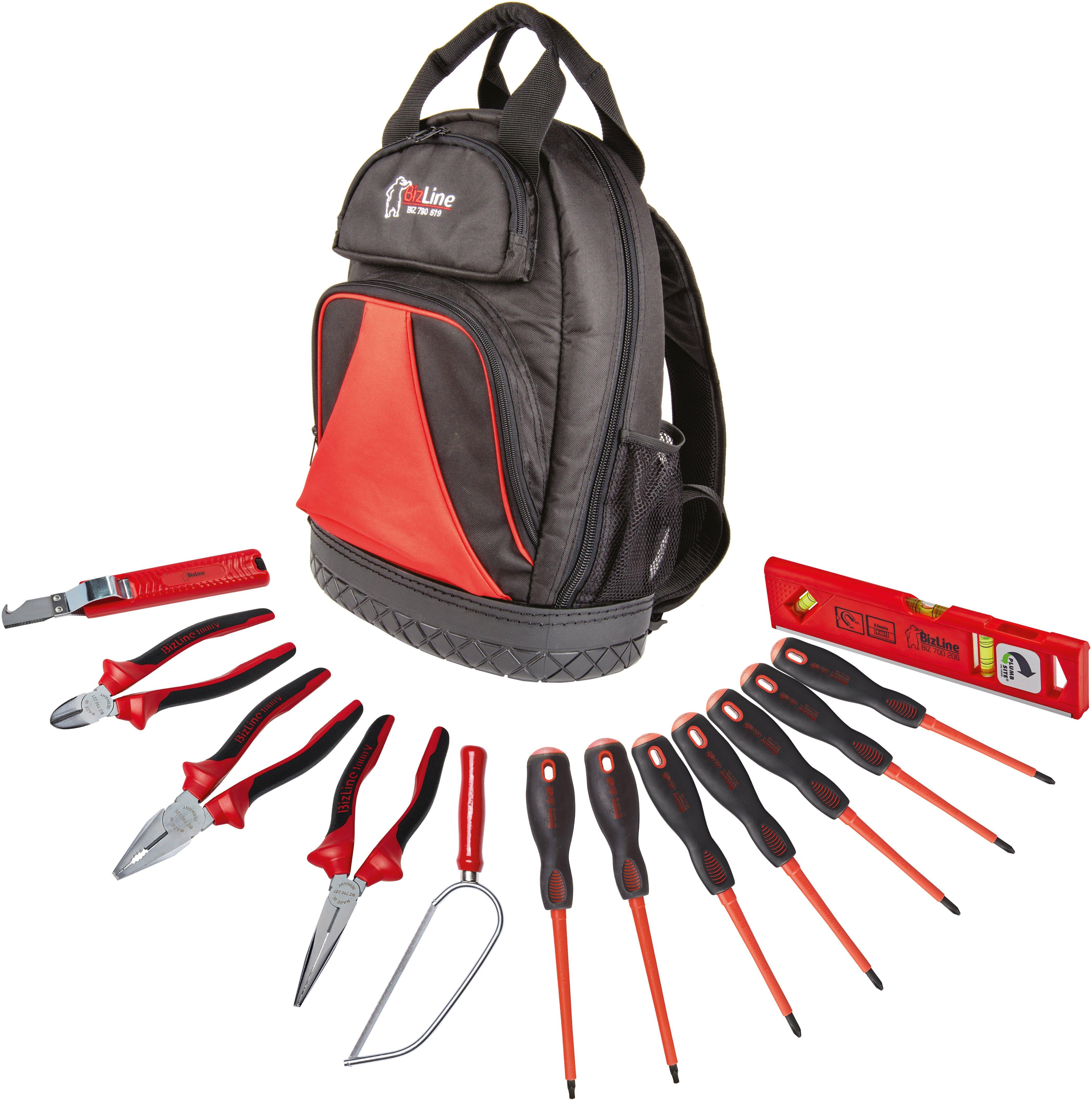 BIZ 997063, Werkzeugrucksack mit 13 Werkzeugen