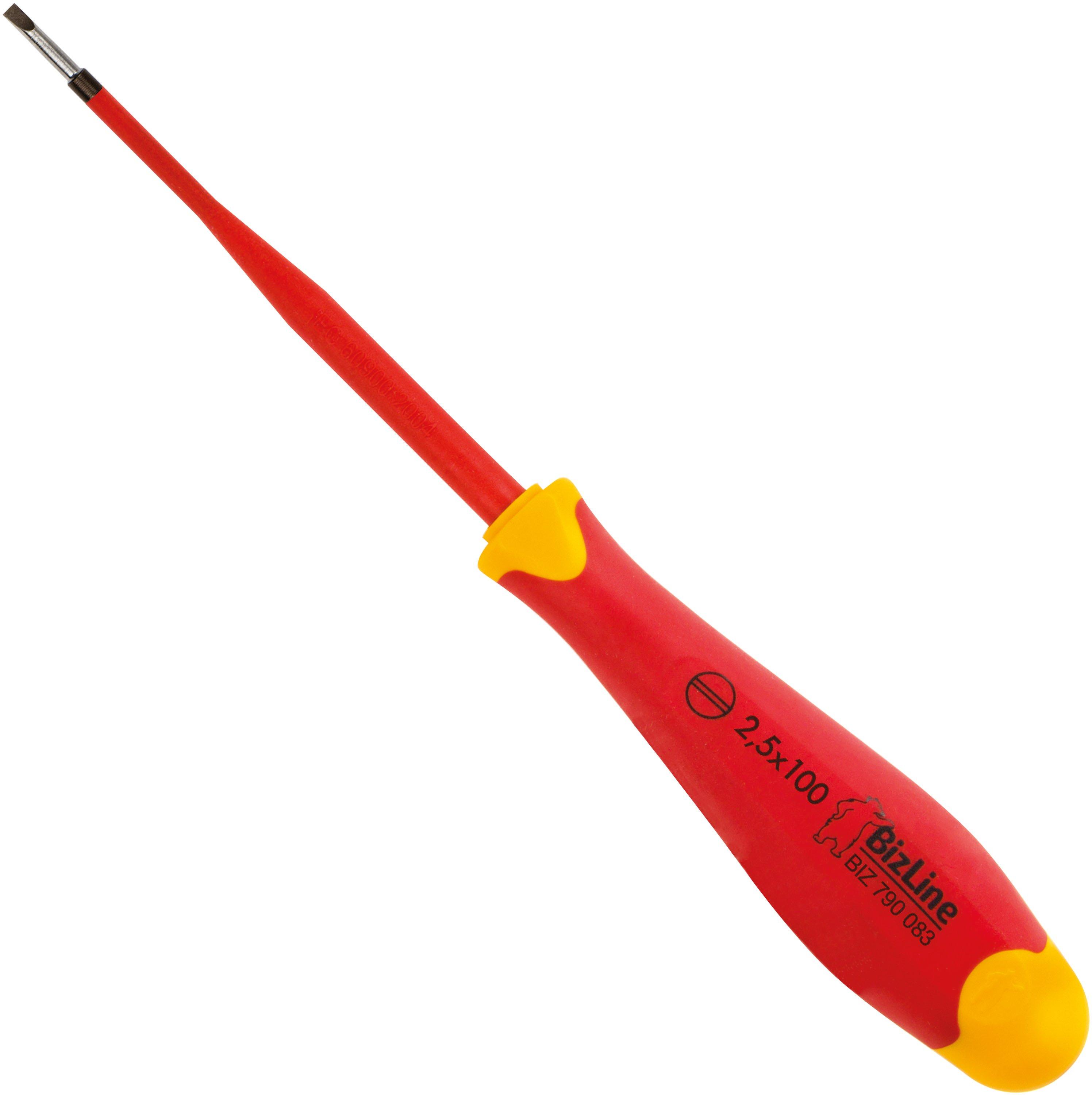 BIZ 790083, Schlitz-Schraubendreher i-SLIM 1000V isoliert 2.5 x 100 mm Premium