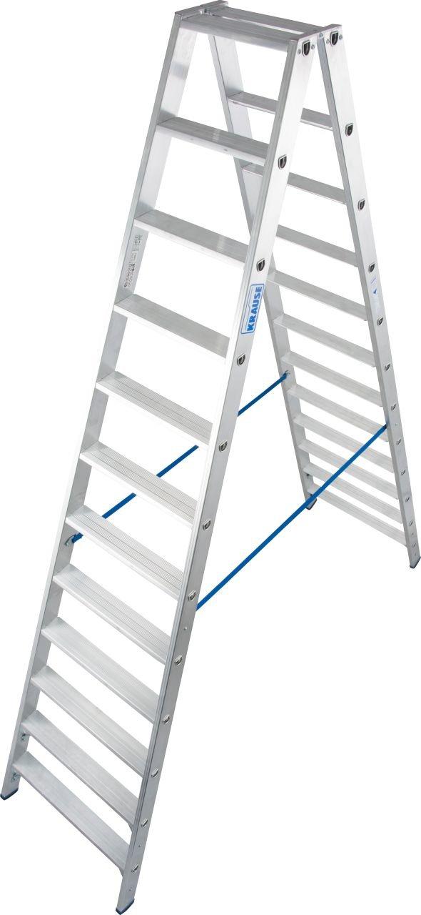124784, STABILO Stufen-DoppelLeiter 2x12 Stufen