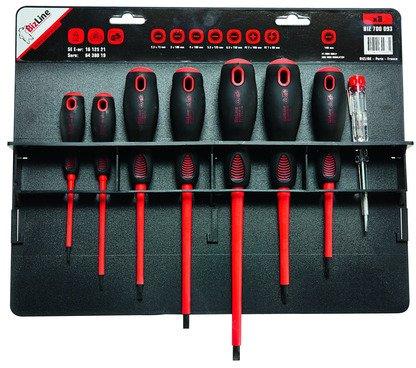 BIZ 700093, Set mit 7 Schraubendrehern 1000 V isoliert und Phasenprüfer