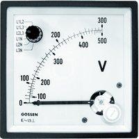 9650069650, Spannungsmesser mit Umschalter Typ EQB 96/U6 Bereich 500V, Skala 300V/500V