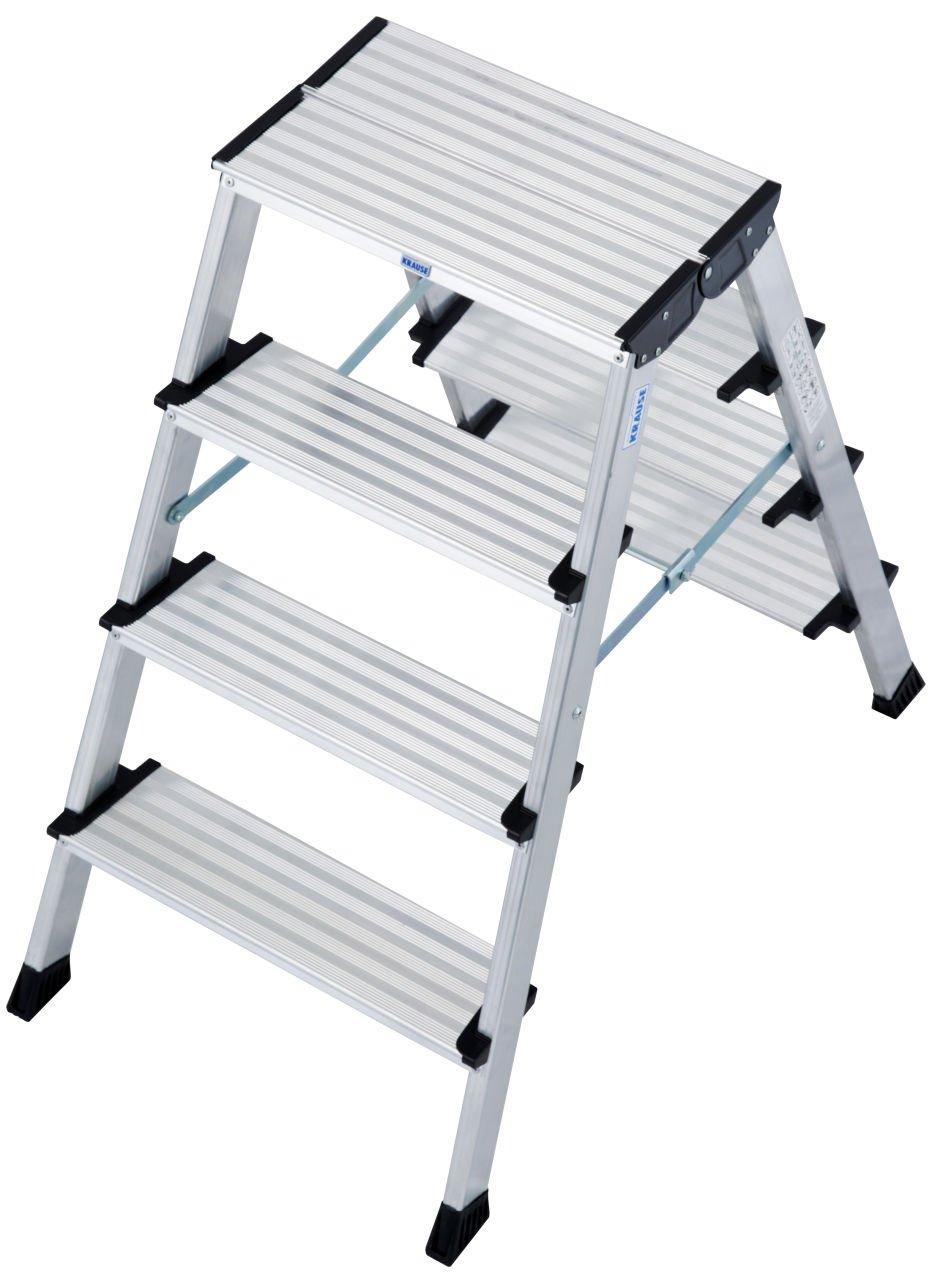 126047, MONTO Doppel-KlappTritt Treppo, 2x4 Stufen