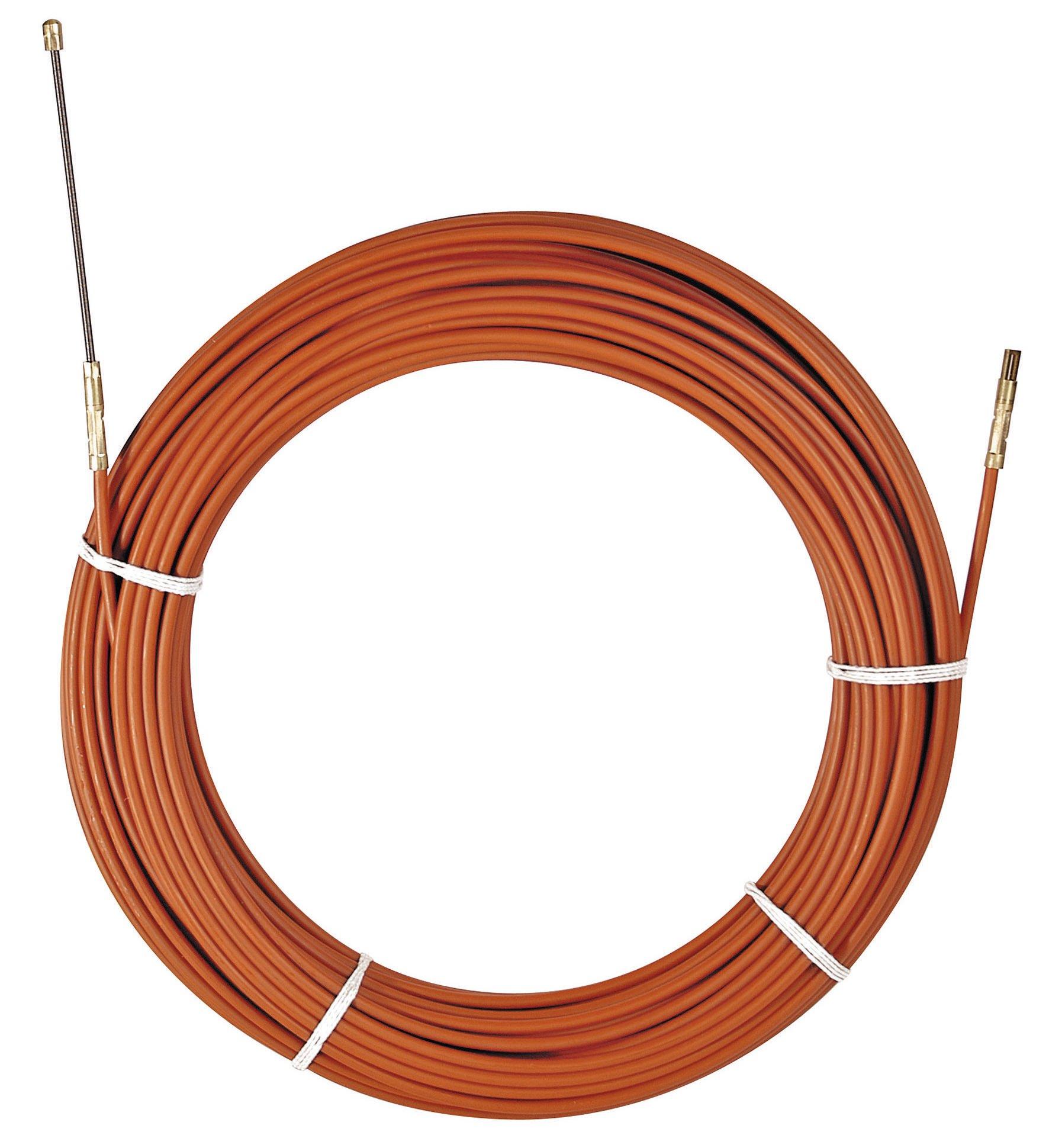 BIZ 700235, Einziehstab aus Stahl-Nylon Ø 6 mm 52 m