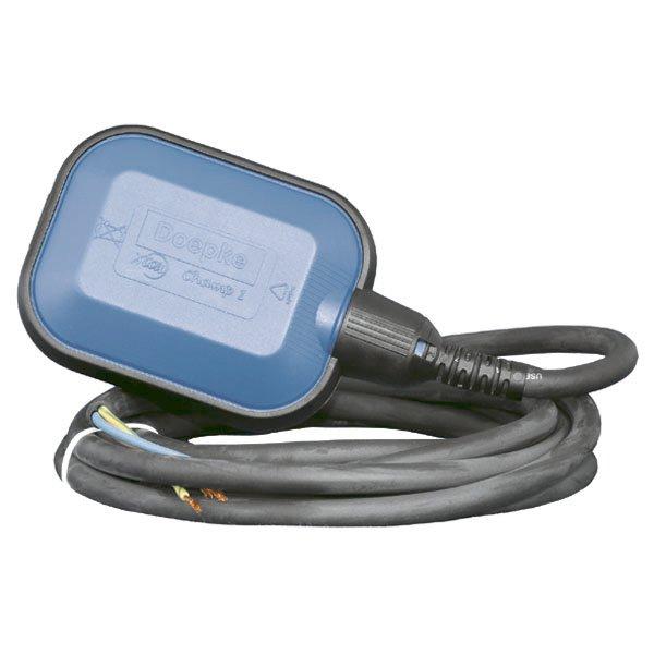 Champ 2 G-L/F 05 m, Doepke Schwimmerschalter Champ, füllen/leeren, 5 m, Gummiltg.