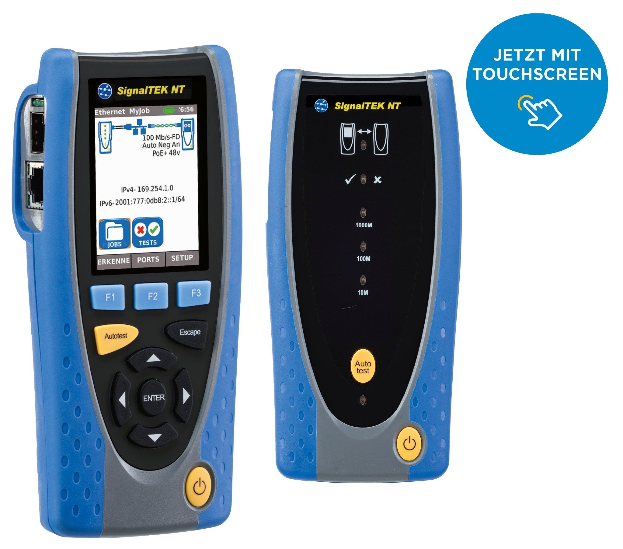 SignalTEK NT, SignalTEK NT Netzwerk Transmission-Tester mit Touchscreen