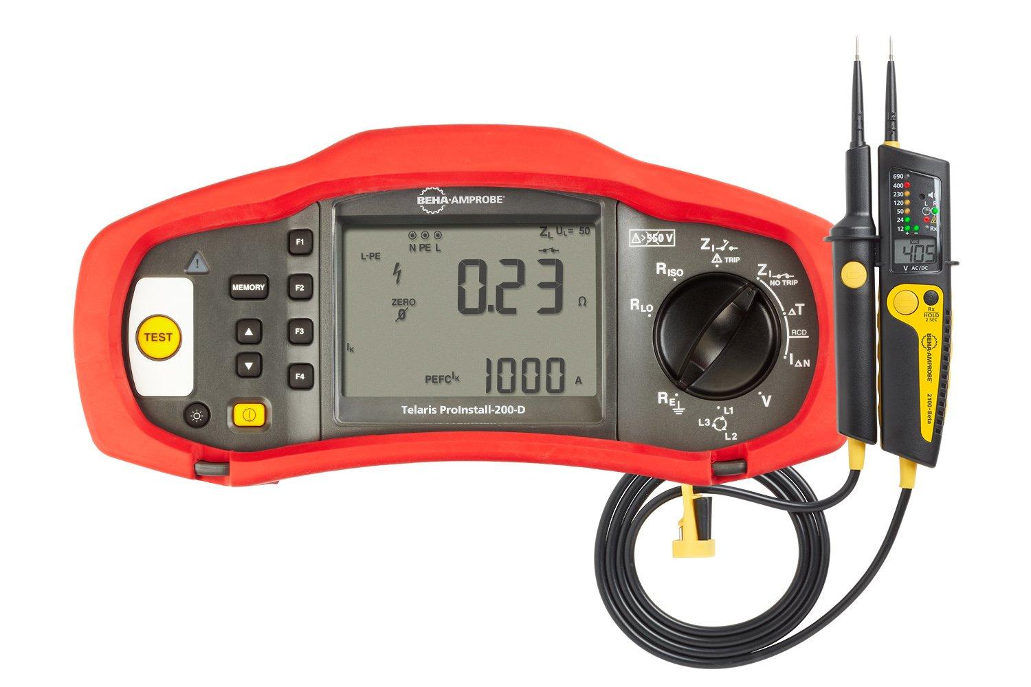 PROINST-200-D KIT2, Installationstester PROIN-200-D + Spannungsprüfer 2100-Beta