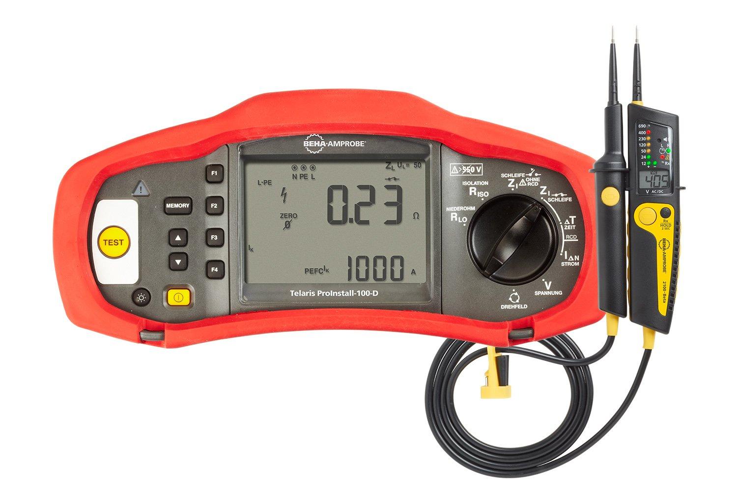 PROINST-100-D KIT2, Installationstester  PROIN-100-D + Spannungsprüfer 2100-Beta