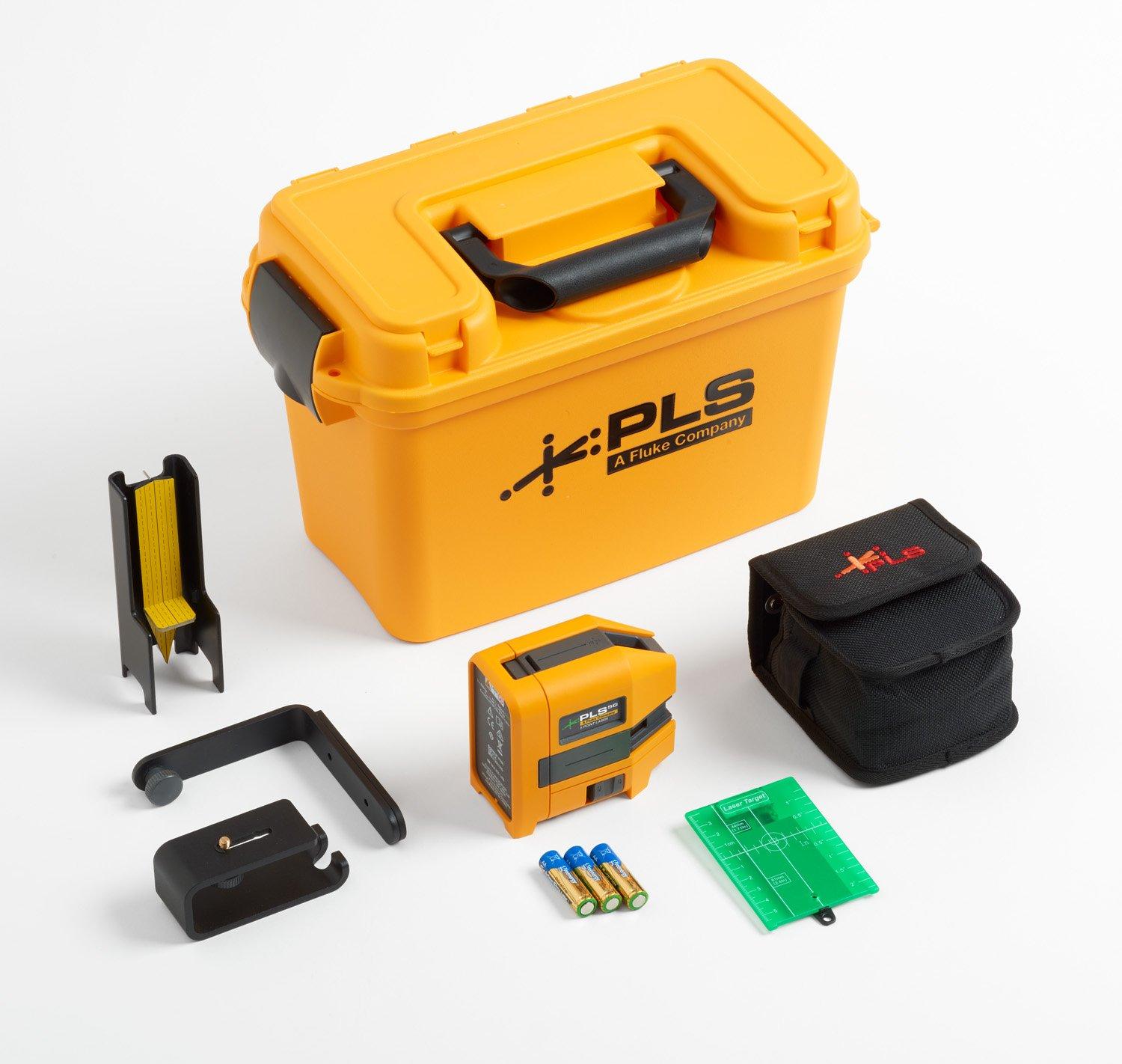 PLS 5G KIT, 5-Punkt-Lasernivelliergerät-Kit, grün