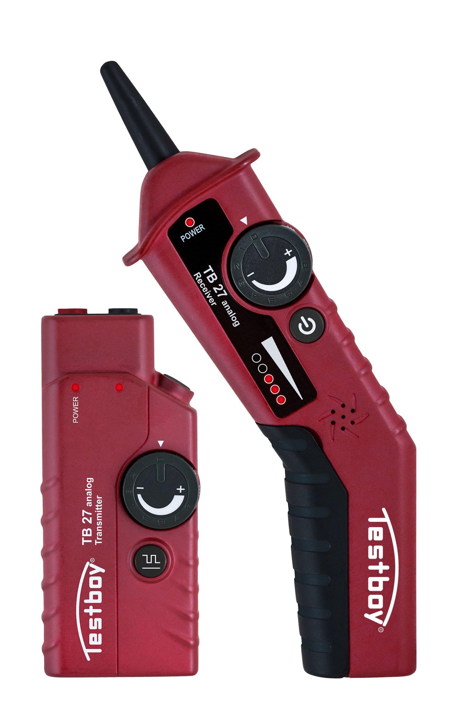 NLEITSUCHPLUS.01, Leitungssucher, Spannungsfest bis 400 V, LED-Anzeige, Einstellbarer Sende- und Empfangspegel