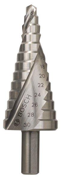 2608597520, Stufenbohrer HSS, 6 - 30 mm, 10 mm, 93,5 mm, 14 Stufen