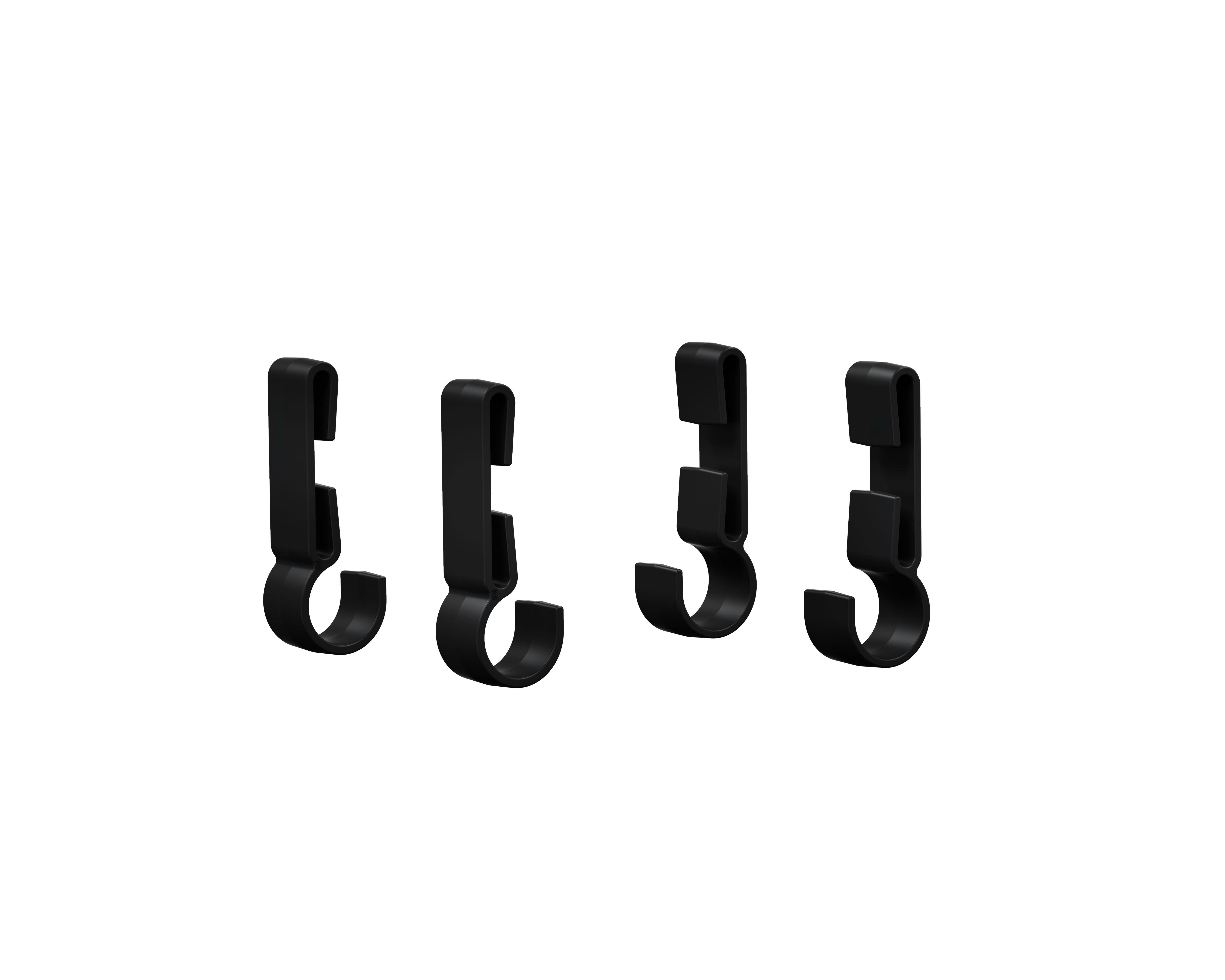 502313, Helmbefestigungsset mit 4 Clips, Typ A