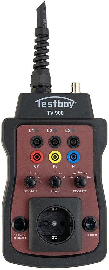 NTESTEMOB.01, Ladesäulentester für E-Mobilität (VDE0100 Tester wird benötigt)