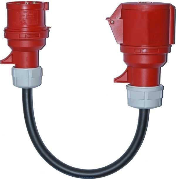 Adapterkabel CEE16/CEE32, Adapterkabel von CEE16 auf CEE32